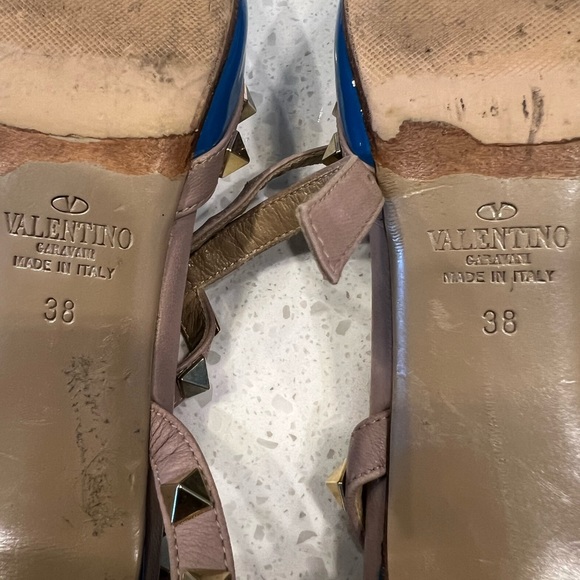 Valentino blue rockstar kitten Heels size 8 - Picture 5 of 6